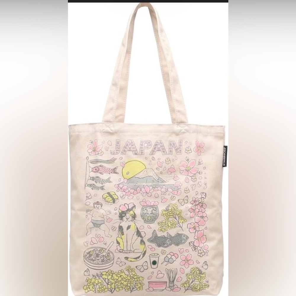 Japan Starbucks Sakura Tote Bag
